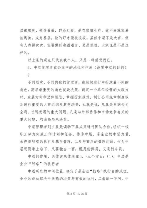 企业中层干部的角色认识与定位思考.docx