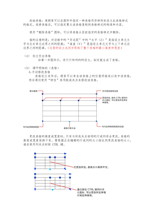 CAD--创建表格(明细栏)技巧.docx