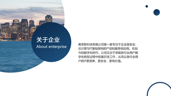 蓝色简约风互联网软件产品介绍
