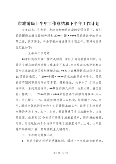 市旅游局上半年工作总结和下半年工作计划 (10).docx