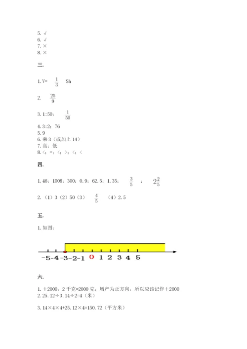 青岛版小升初数学模拟试卷（各地真题）.docx