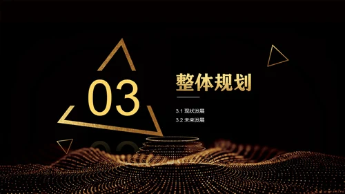 黑金奢华创业计划书通用PPT模板
