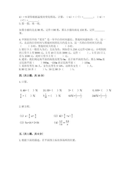 苏教版数学小升初模拟试卷及答案【典优】.docx
