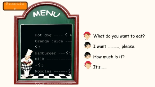 外研社六下 Module1 Unit2 What do you want to eat