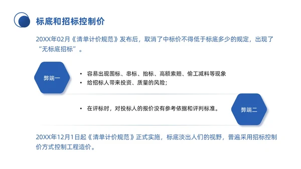 蓝色微粒体商务简约工程招投标与合同管理培训课件PPT招标