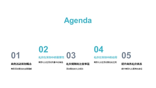商务礼仪与活动策划