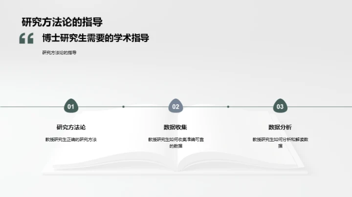 博士研究生的全面指导