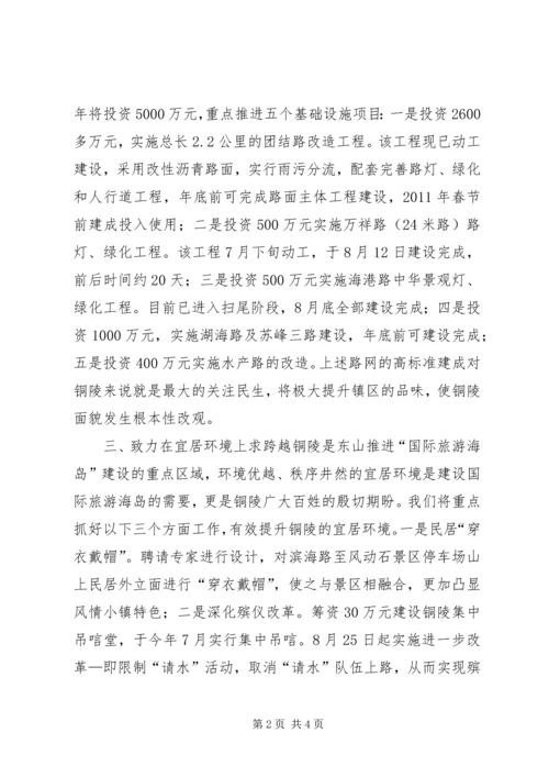 乡镇小城镇建设情况汇报.docx