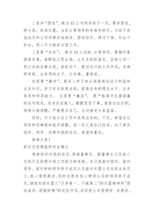 新任总经理就职发言稿.docx