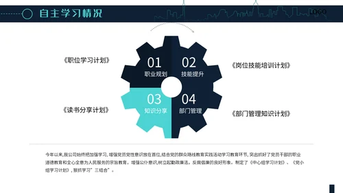 简约大气员工述职报告通用PPT模板