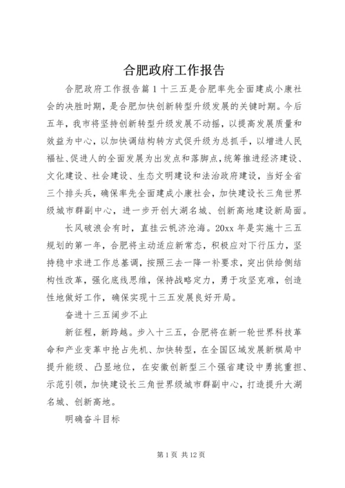 合肥政府工作报告.docx