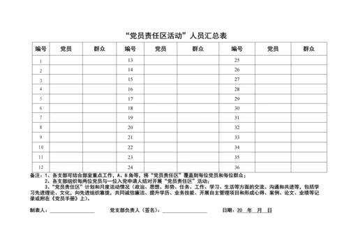 党支部工作台账（17类必备模板表格）.docx