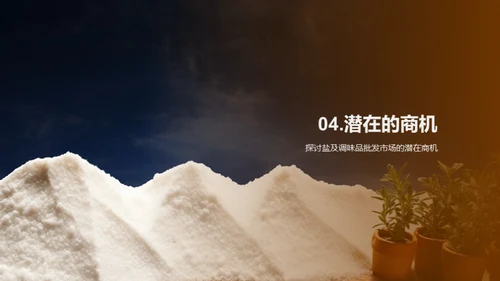 掌握盐调市场脉动