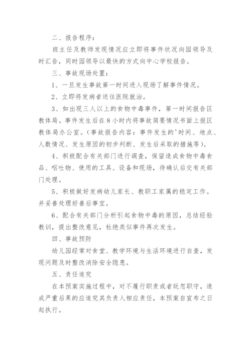 幼儿园食品安全应急预案.docx