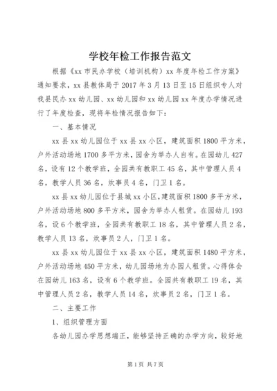 学校年检工作报告范文.docx