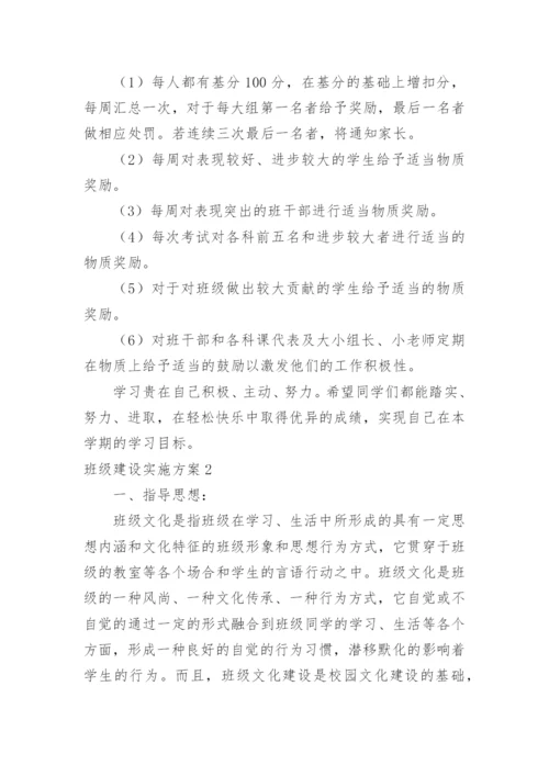 班级建设实施方案.docx