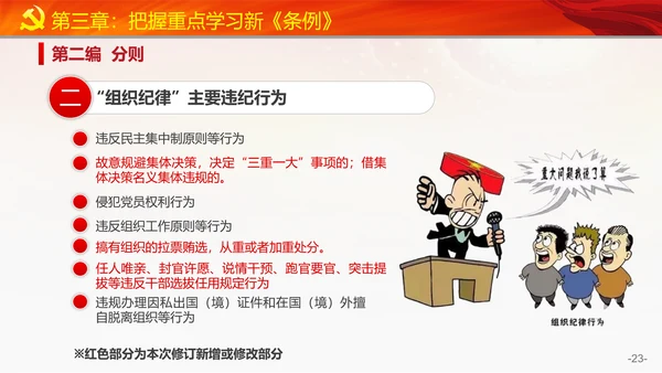 教学党的纪律处分条例PPT课件