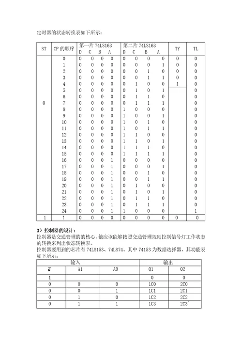 交通信号灯的设计方法