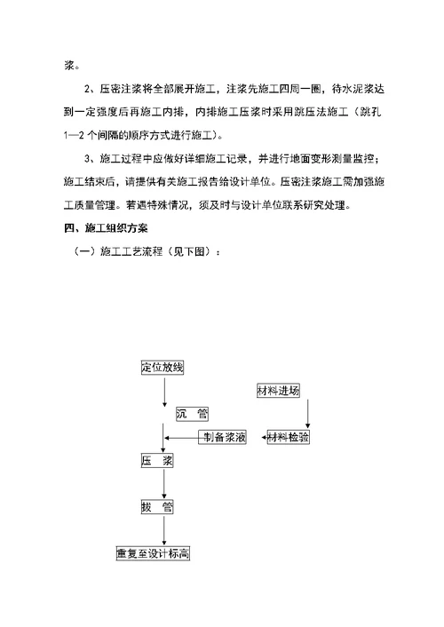 压密注浆施工方案