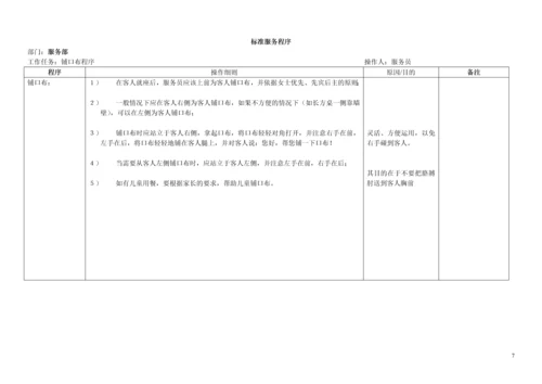 酒店SOP标准化流程.docx