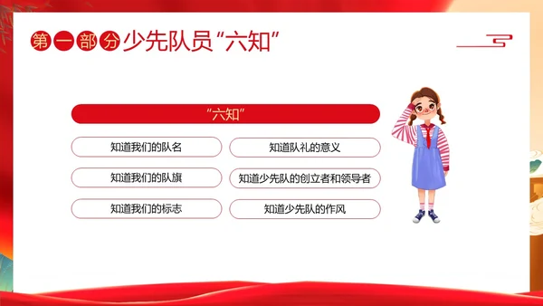 少先队六知六会主题班会少先队队课PPT课件
