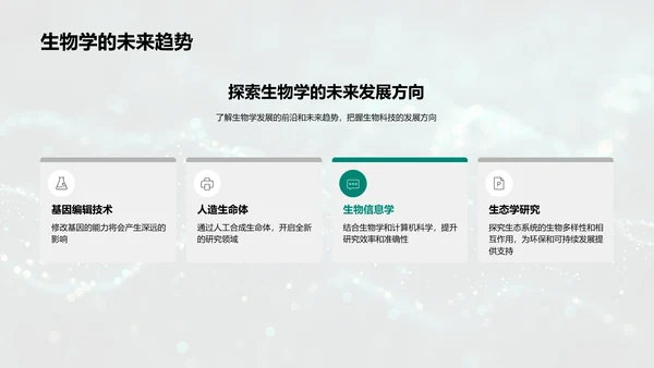 生物科学入门讲座PPT模板