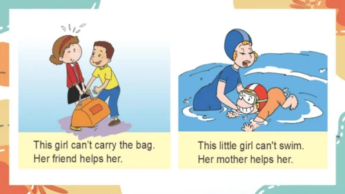 Module 7 Unit 2  This little girl can't walk.课件(共3