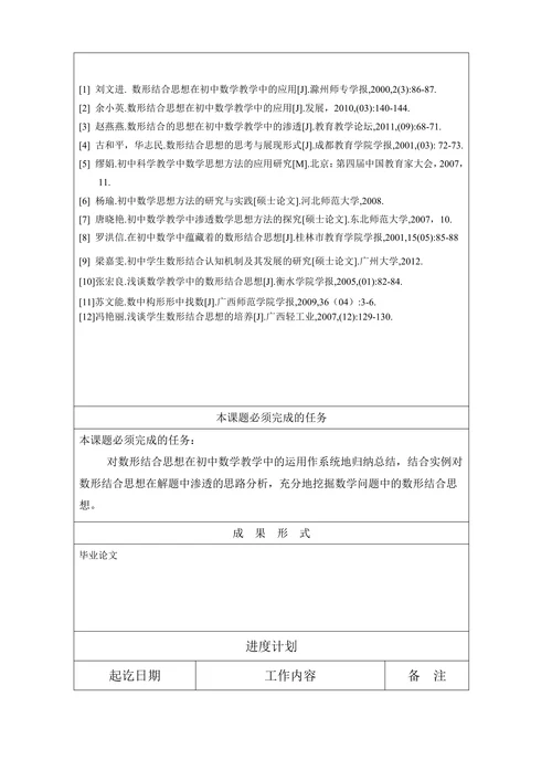 数形结合思想在初中数学教学中的运用