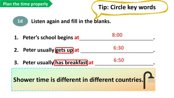 Unit 6 A Day in the Life Section A How do you spen