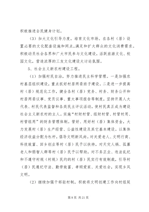 文明村创建工作计划模板.docx