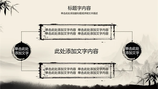 古典复古意境中国风动态ppt动态模版