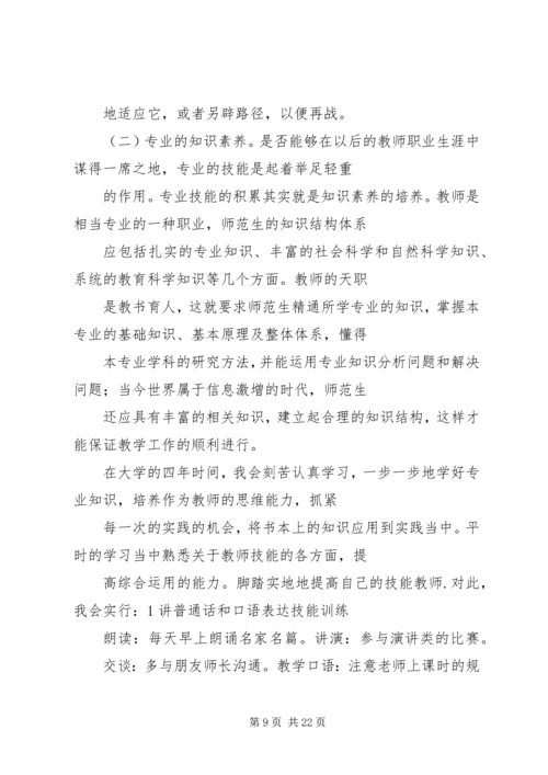 职业素养与提升计划.docx