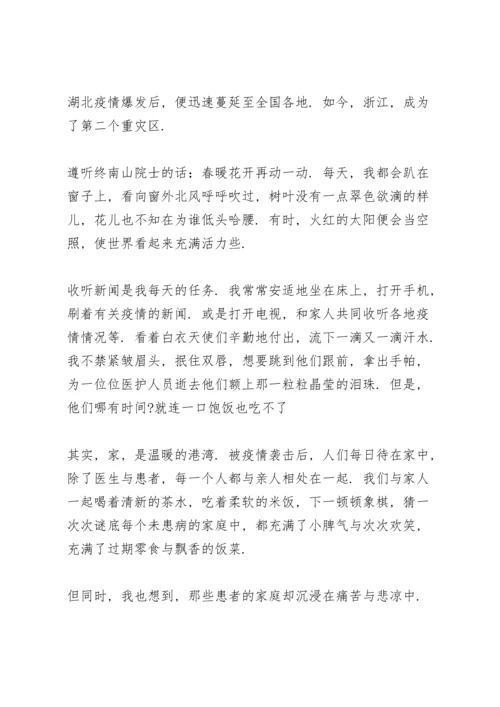 有关疫情论文.docx