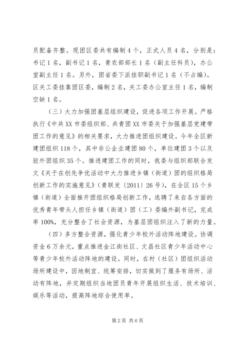 团委目标任务完成情况的自查报告 (2).docx