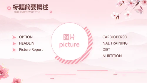 粉色唯美相约春天春季旅游相册PPT