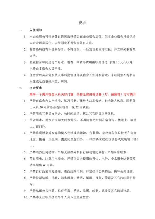 员工宿舍管理核心制度培训.docx