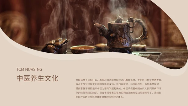 复古风中医养生艾灸中药中医护理培训PPT模板