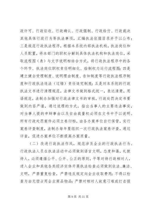 药监局规范行政执法行为实施方案_1.docx