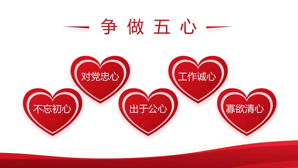 红色党建党支部年终述职报告工作计划动态PPT模板