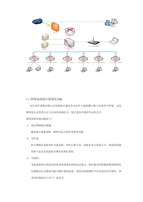 公司弱电综合关键工程重点规划专题方案.docx