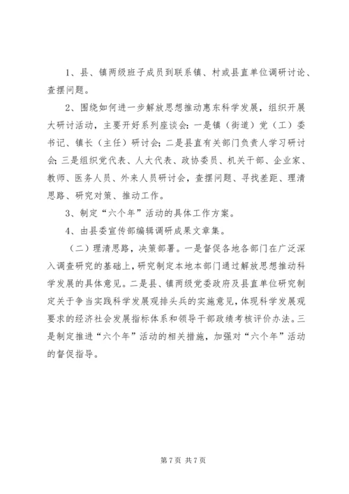 某县开展解放思想学习讨论活动情况汇报 (2).docx