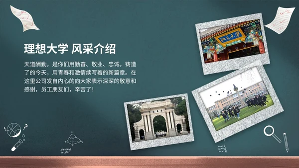 创意黑板风励志高三高考冲刺高考倒计时百日誓师大会PPT模板