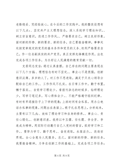 机关第二党支部关于召开专题组织生活会情况的报告 (6).docx