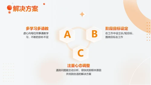 渐变色时尚简约个人工作总结汇报