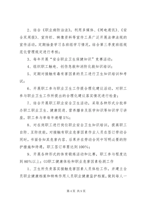 职业病防治工作计划 (2).docx