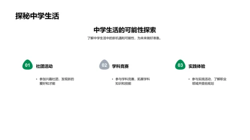 中学生活的挑战与机遇