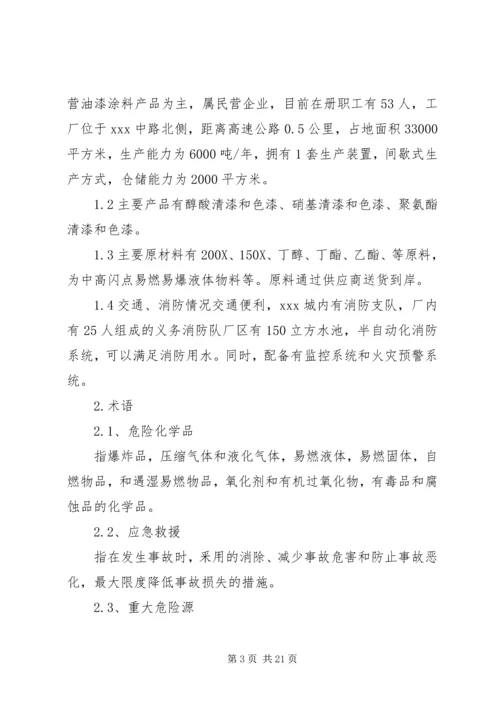 重大危险源应急预案处置方案 (2).docx