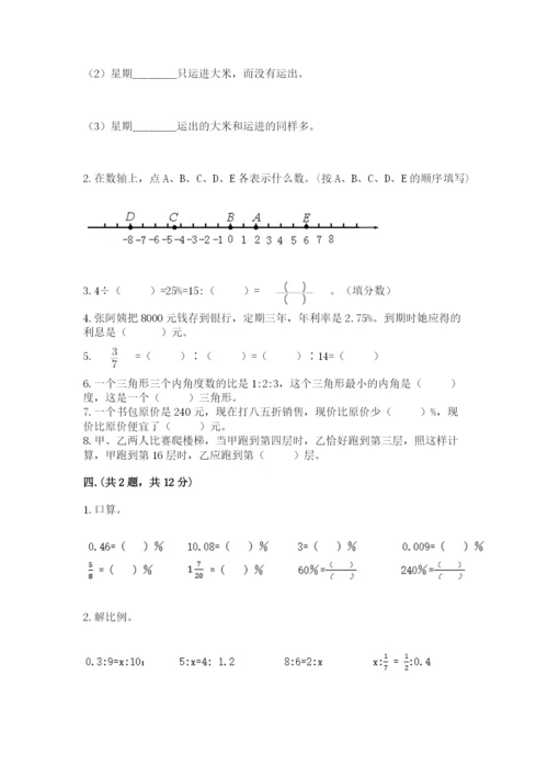 辽宁省【小升初】2023年小升初数学试卷带精品答案.docx