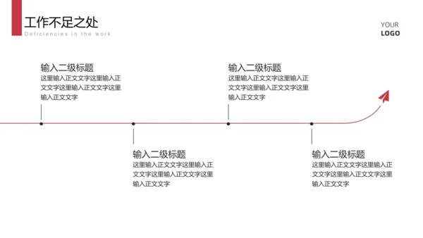 白色简约总结汇报PPT模板