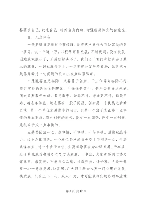 班子成员个人评价精选范文.docx